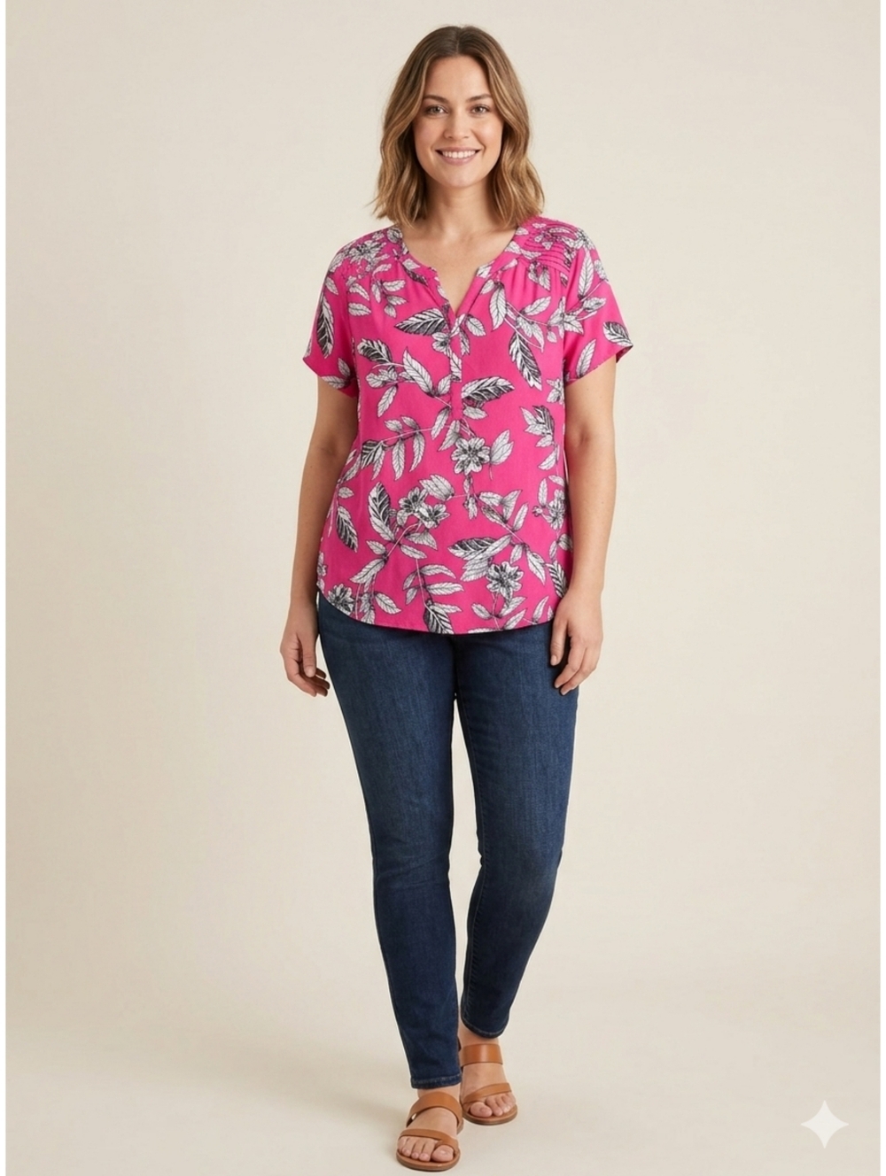 Christopher Banks Floral Blouse